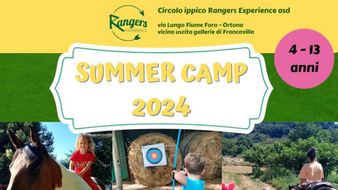 Campo estivo a Ortona Summer Camp 2024 di Circolo Ippico Rangers Experience asd