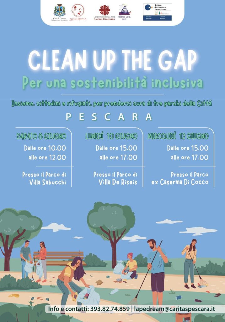 Clean Up the Gap a Pescara per una sostenibilità inclusiva