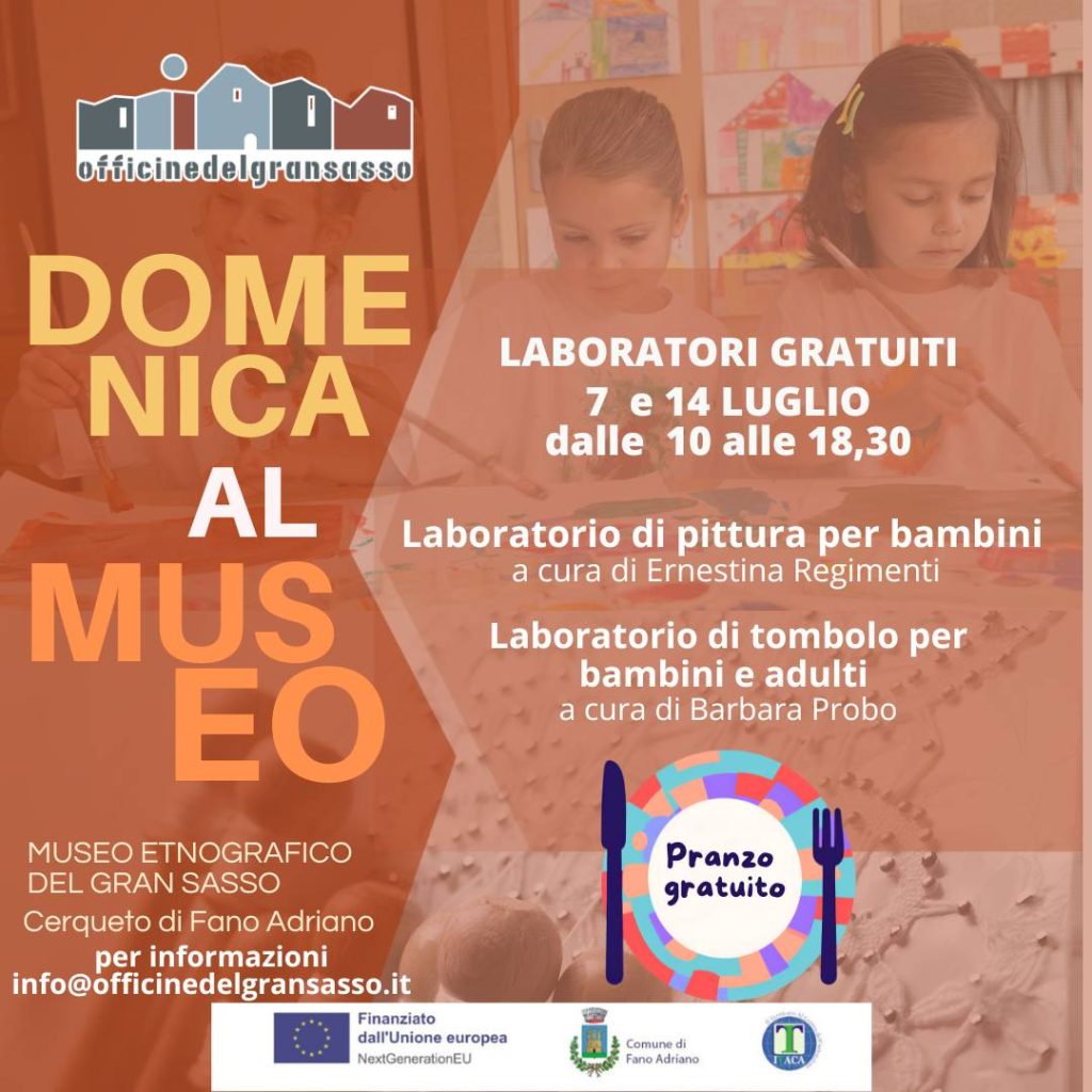 Domenica al Museo di Cerqueto legno, pittura, tombolo e pranzo gratuiti