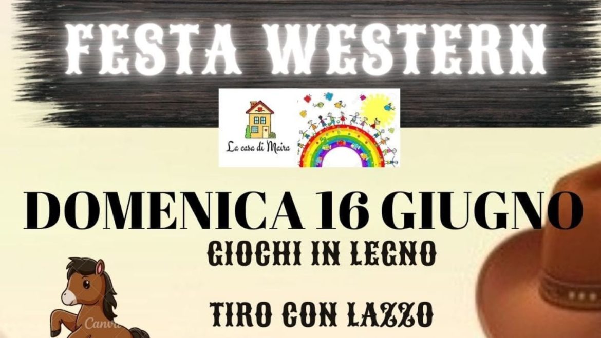 Festa Western a Catignano pony, laboratori e picnic