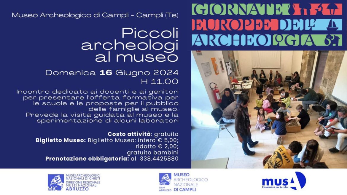 Piccoli Archeologi al Museo a Campli attività gratuita