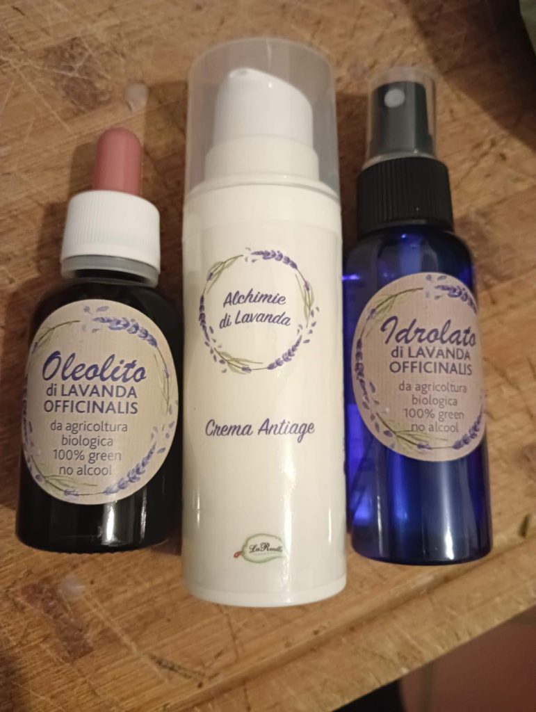 Produzione propria di lavanda di agriturismo La Ruelle