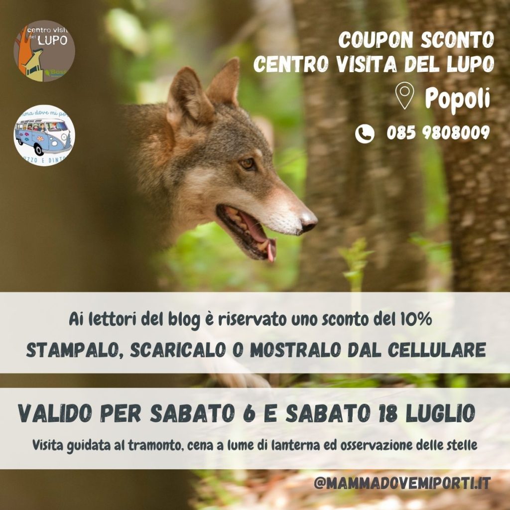 Ai lettori del blog è riservato un ingresso omaggio a famiglia per un bimbo dai 3 ai 10 anni.