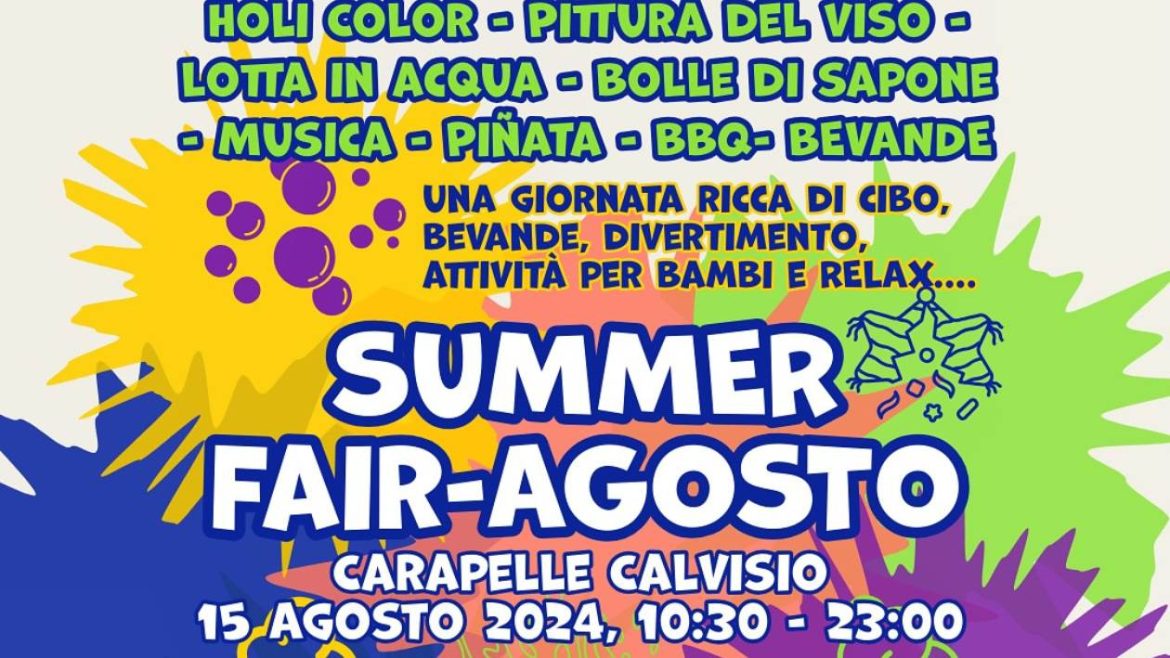 Ferragosto 2024 in Fattoria Valle Magica a Carapelle Calvisio