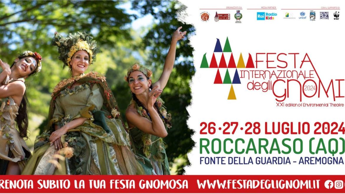 Festa Internazionale degli Gnomi 2024 a Roccaraso spettacoli e laboratori