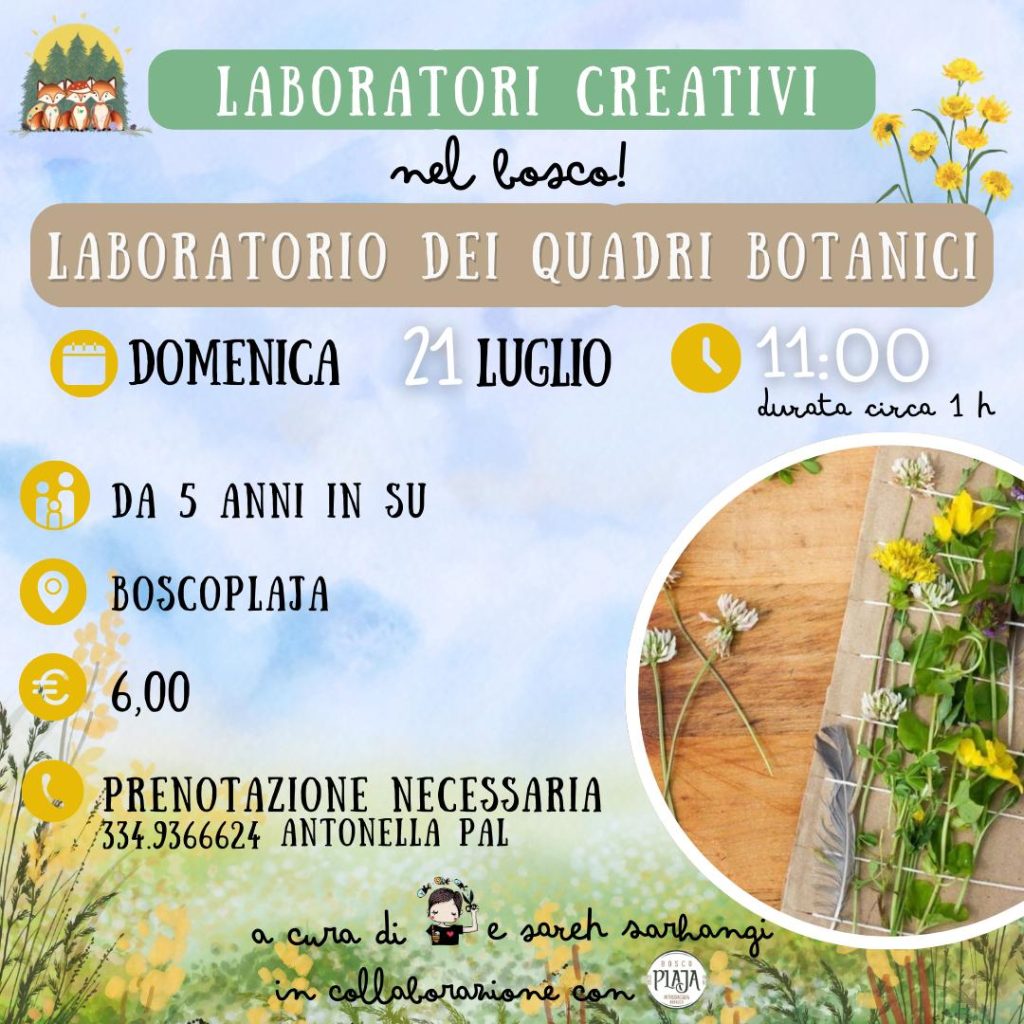 Laboratorio creativo da Bosco Plaja