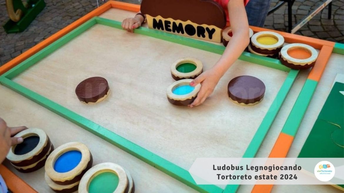 Ludobus Legnogiocando 2024 a Tortoreto con i giochi di legno