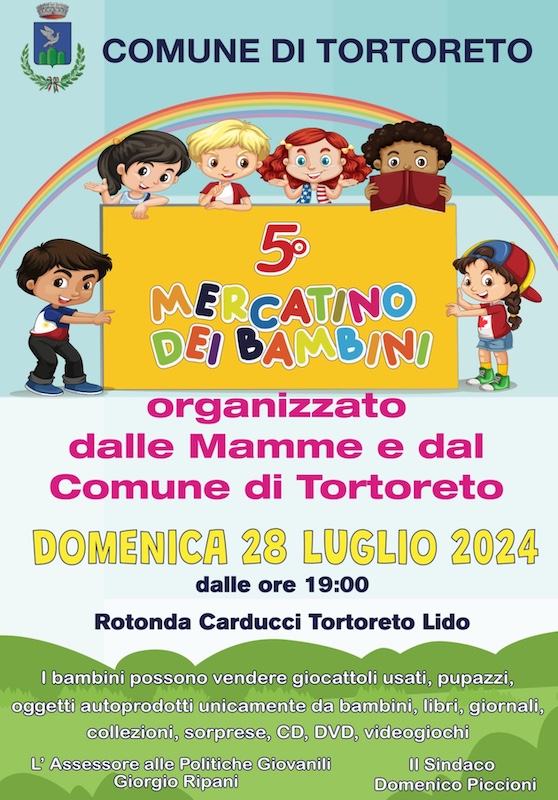 Mercatino dei bambini 2024 a Tortoreto