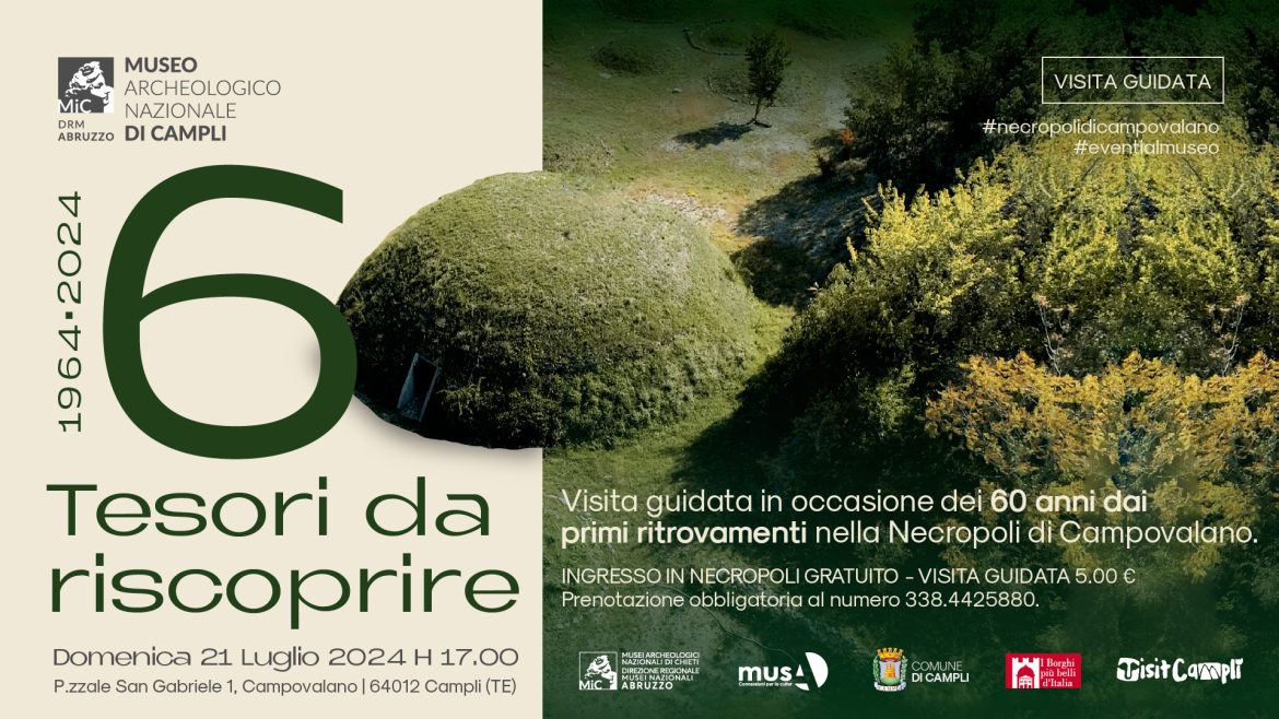 Necropoli pretuziana di Campovalano visita guidata per i 60 anni dalla scoperta