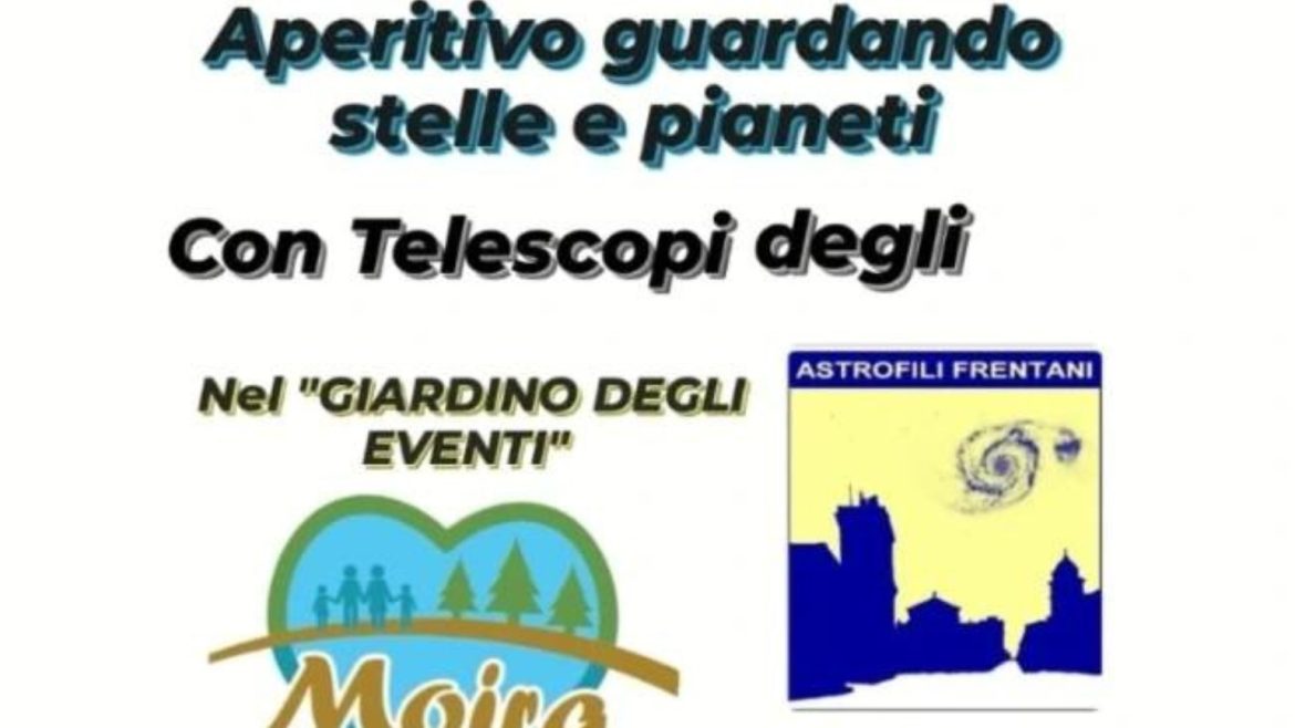 Osservazione del cielo con telescopi a Paglieta con aperitivo finale