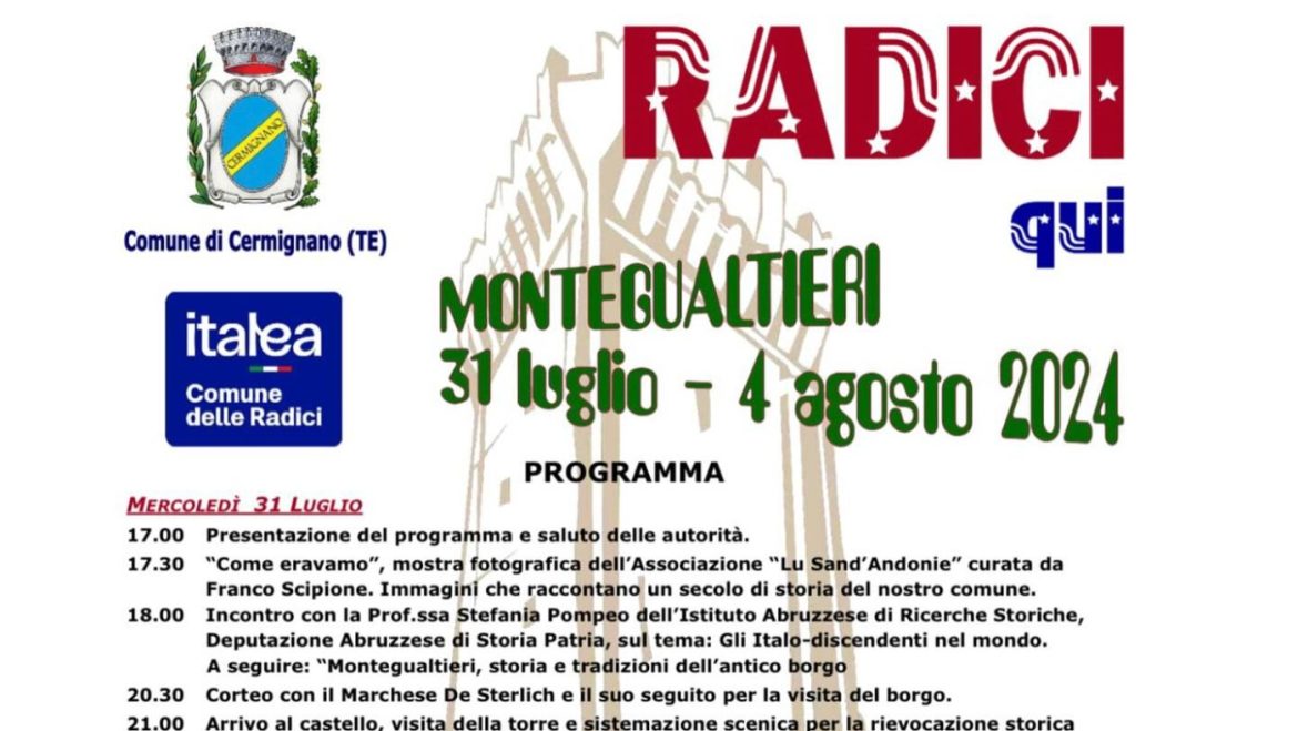 Radici qui a Montegualtieri racconti degli emigranti, musica e spettacoli