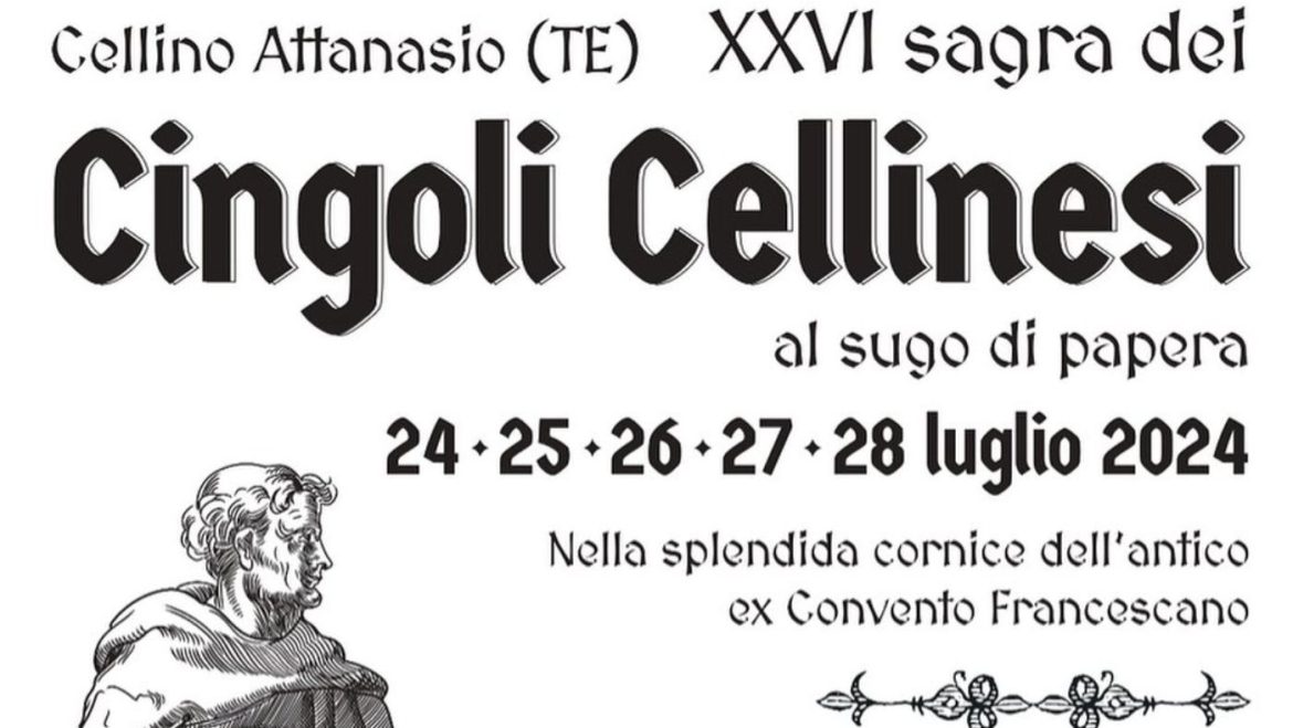 Sagra dei Cingoli Cellinesi 2024 a Cellino Attanasio ottimo cibo, musica e divertimento