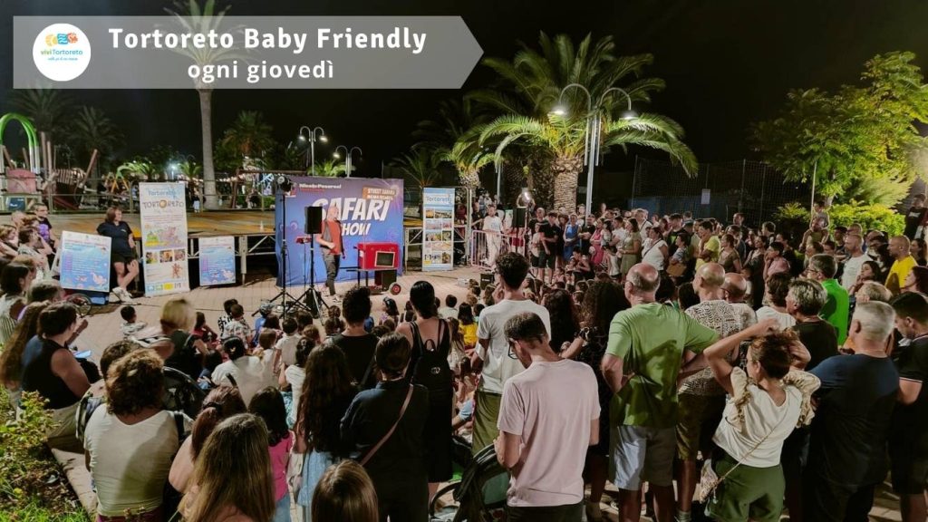 Tortoreto Baby Friendly 2024 a Tortoreto spettacoli ogni giovedì