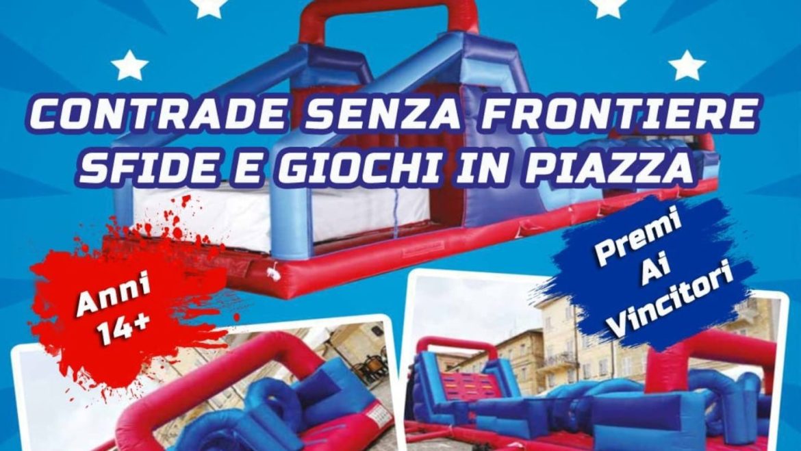 Contrade senza frontiere a Cellino Attanasio giochi e sfide in piazza