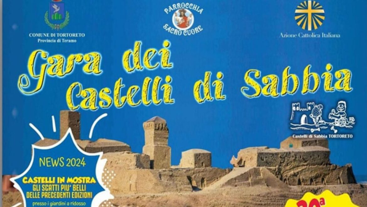 Gara dei Castelli di Sabbia 2024 a Tortoreto capolavori in riva al mare