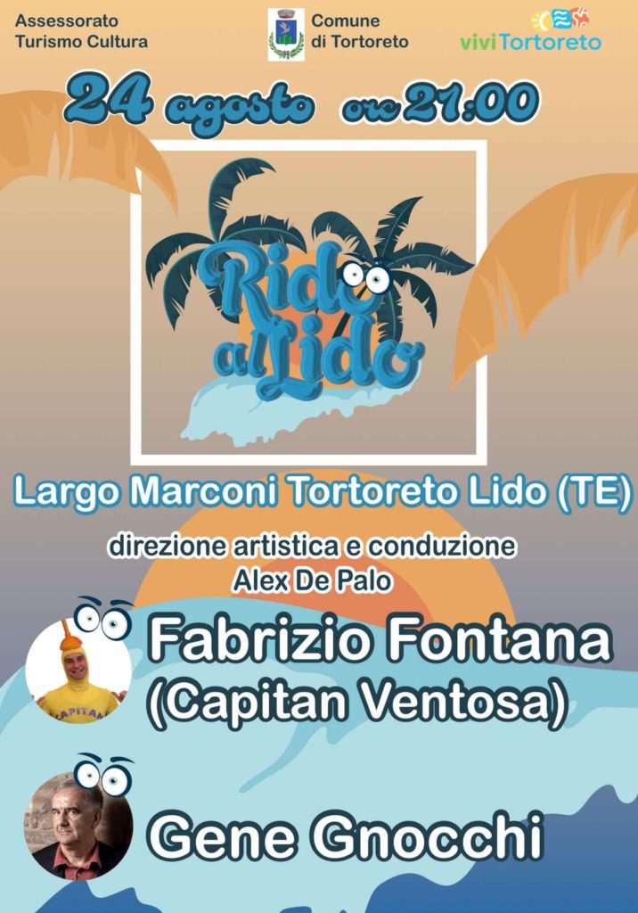 Rido al Lido a Tortoreto arriva il cabaret sul lungomare