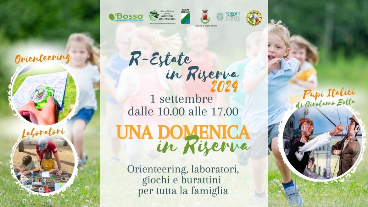Sorgenti del Pescara a Popoli orienteering, laboratori, giochi e Pupi Italici