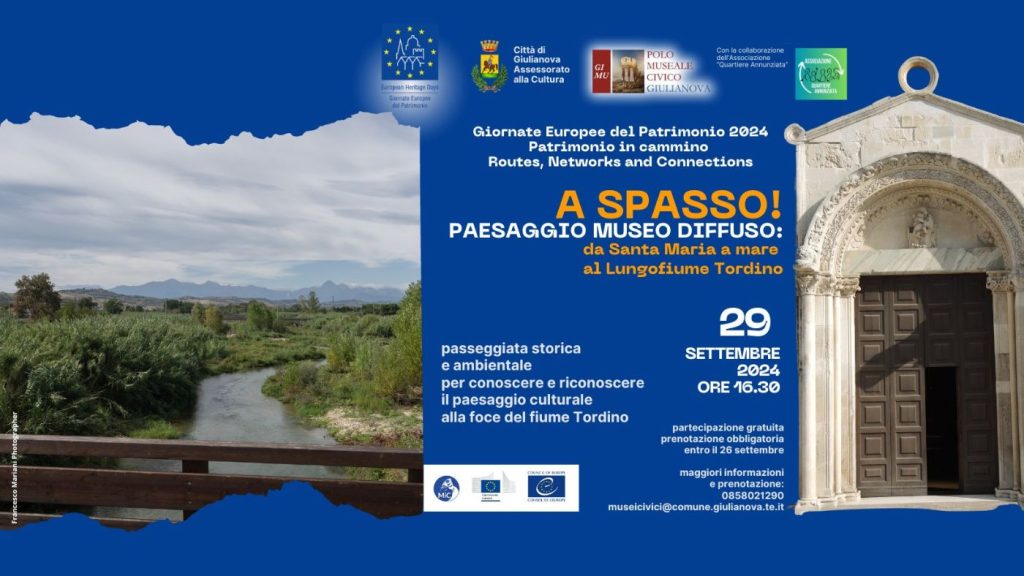 “A spasso! Paesaggio Museo Diffuso” a Giulianova passeggiata storica e ambientale