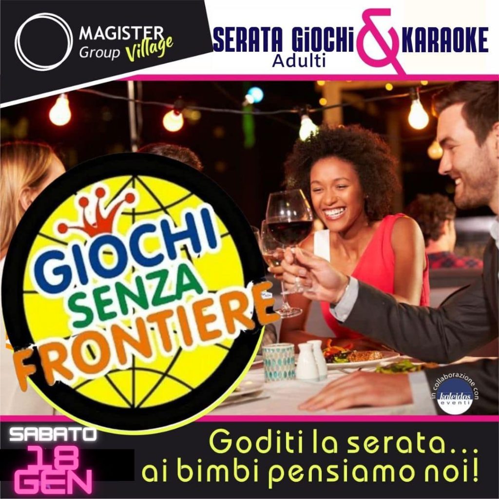 Cena con giochi e attività per bambini a Montesilvano da Magister Village