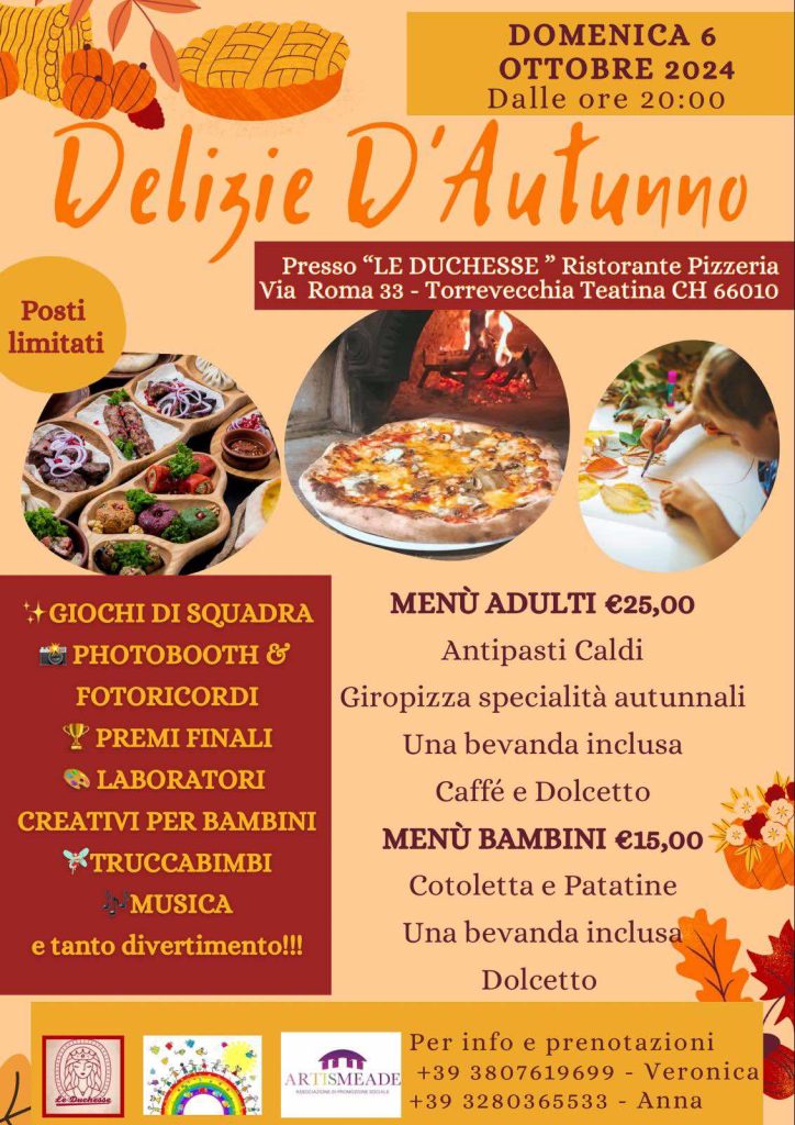 Delizie d'Autunno a Torrevecchia Teatina da Le Duchesse