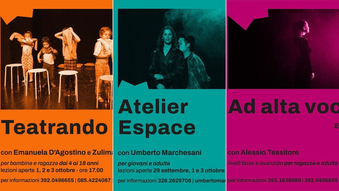 Corsi di teatro per bambini e adulti a Pescara da ottobre di Florian Metateatro