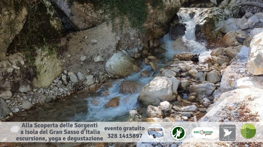 Escursione e yoga con degustazione a Isola del Gran Sasso d'Italia evento gratuito
