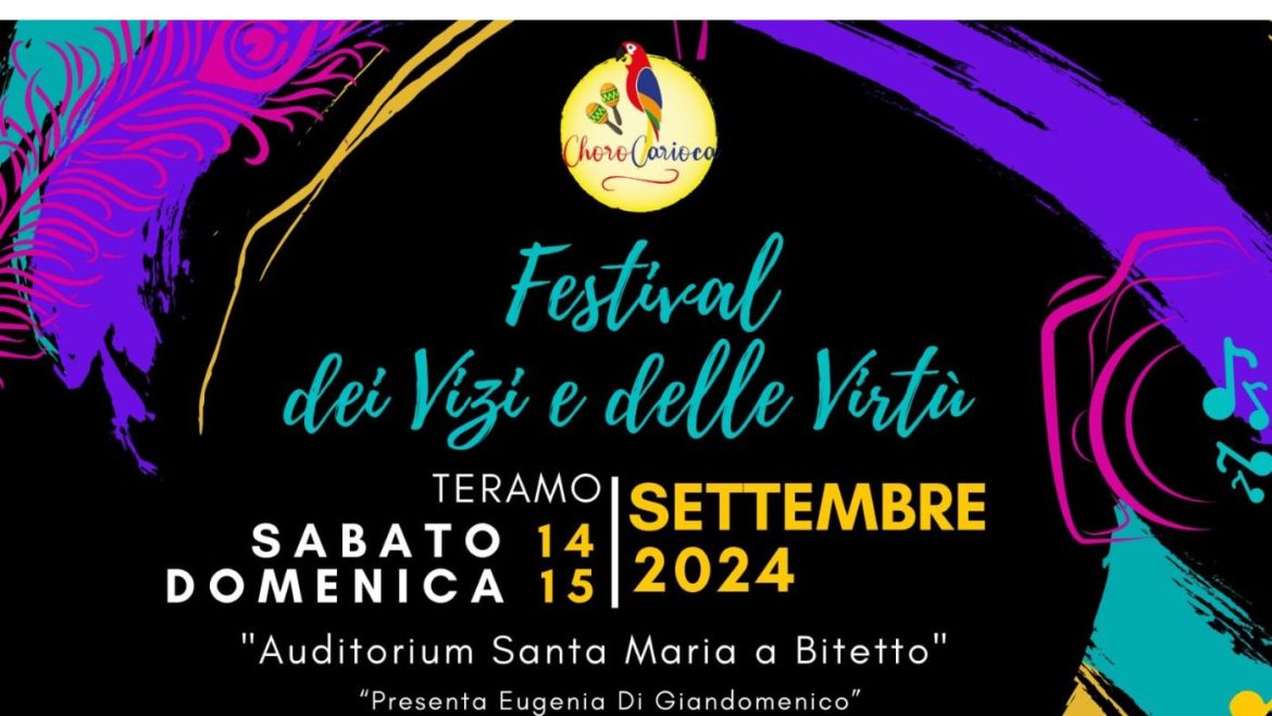 Festival dei Vizi e delle Virtù a Teramo mostra, libri, musica spettacoli