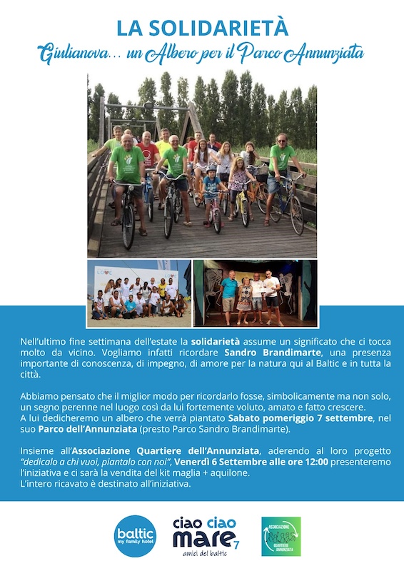 Hotel Baltic chiude l'estate con la solidarietà al Parco Annunziata