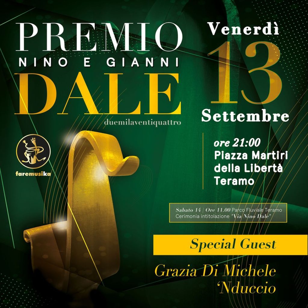 Premio Nino e Gianni Dale a Teramo e intitolazione della via