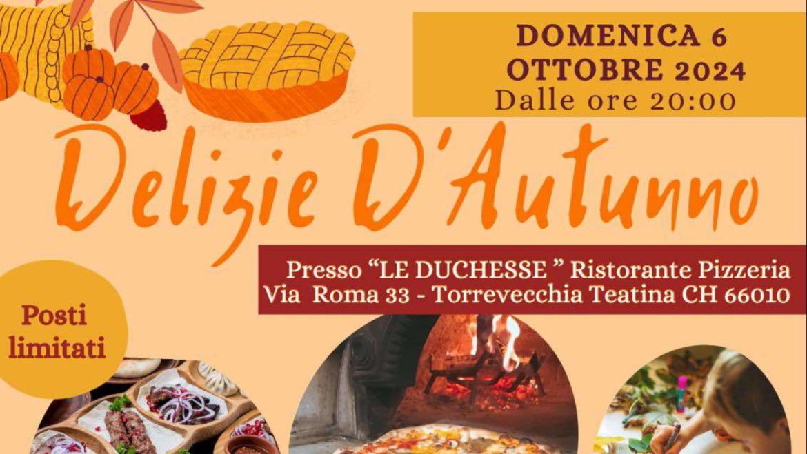 Delizie d’Autunno a Torrevecchia Teatina da Le Duchesse laboratori e giochi