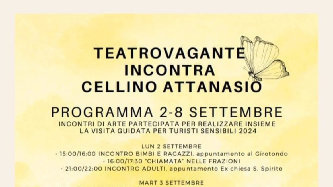 TeatroVagante incontra Cellino Attanasio per la Visita Guidata per Turisti Sensibili