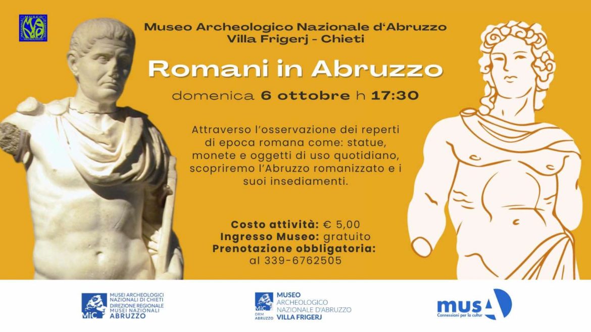 Alla scoperta dell’Antica Roma al Museo Archeologico Villa Frigerj a Chieti