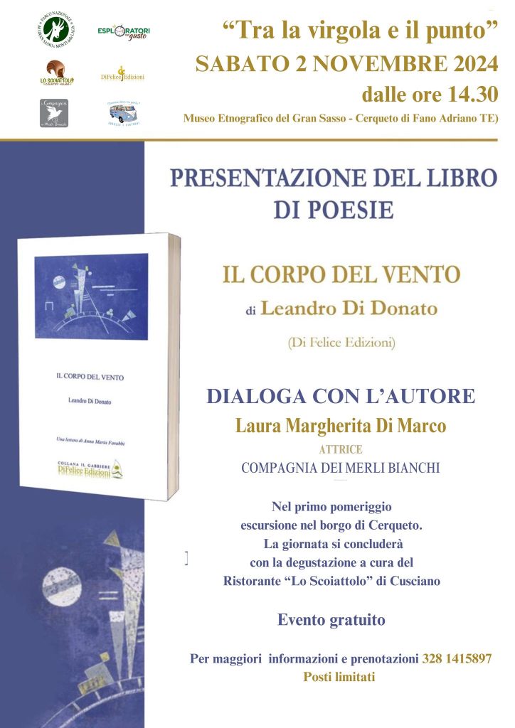 Tra la Virgola e il Punto a Cerqueto e a Cusciano presentazione libro, visita al museo, escursione e degustazione – evento gratuito