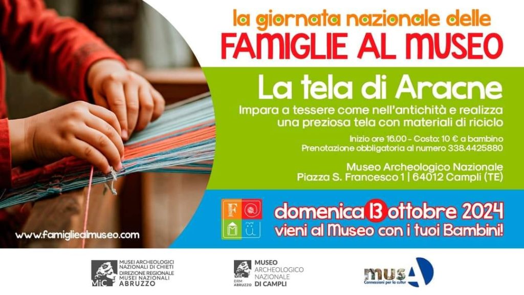 Giornata Nazionale delle Famiglie al Museo Archeologico Nazionale di Campli