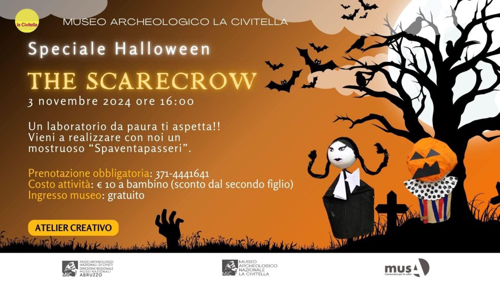 Halloween al Museo La Civitella di Chieti con gli spaventapasseri
