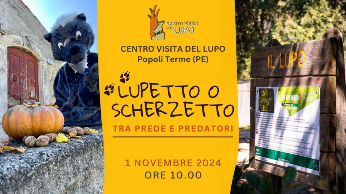 Halloween con i lupi a Popoli Lupetto o Scherzetto al Centro Visita del Lupo con omaggio