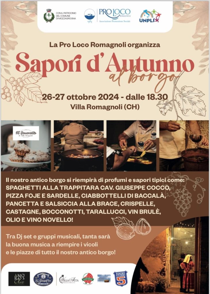 Sapori d'autunno Villa Romagnoli