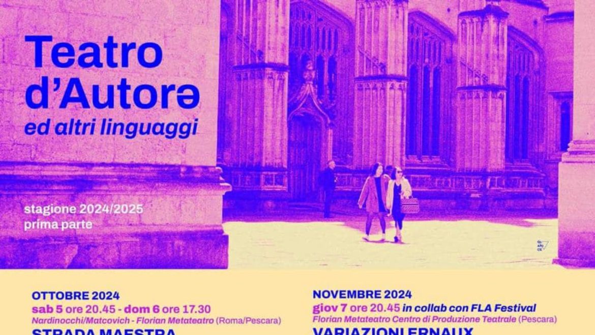 Teatro d’Autore ed altri linguaggi a Pescara di Florian Metateatro