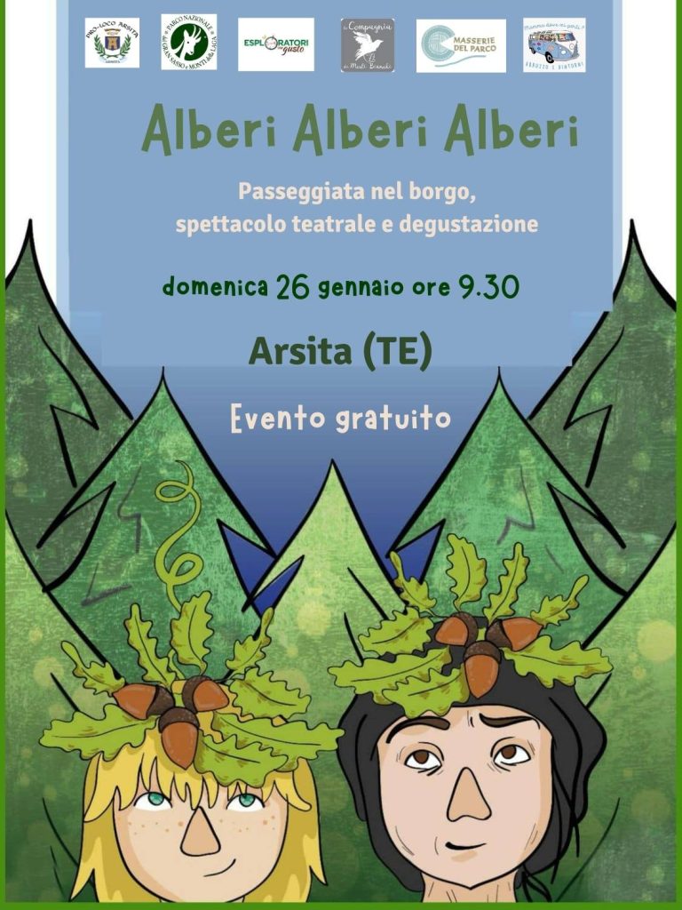 Alberi Alberi Alberi ad Arsita passeggiata, spettacolo e degustazione-evento gratuito