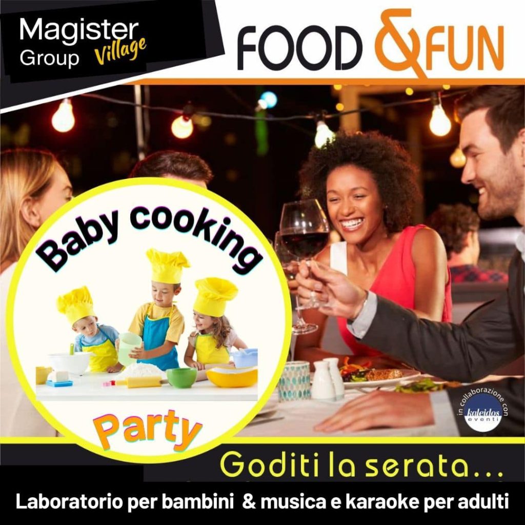 Baby Cooking Party a Montesilvano laboratorio di cucina per bambini