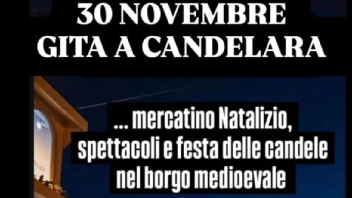 Candele a Candelara gita in pullman da Lanciano