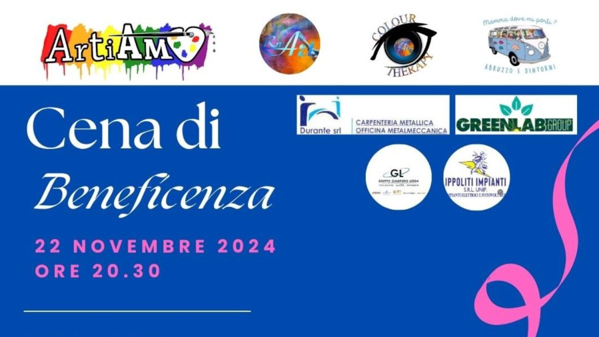 Cena Spettacolo di Beneficenza a favore del Reparto Pediatria Ospedale Mazzini di Teramo