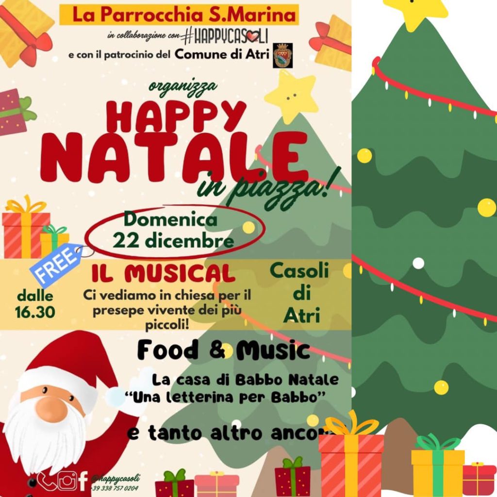 Happy Natale in piazza 22 dicembre