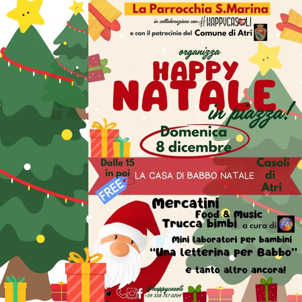Happy Natale in piazza 8 dicembre