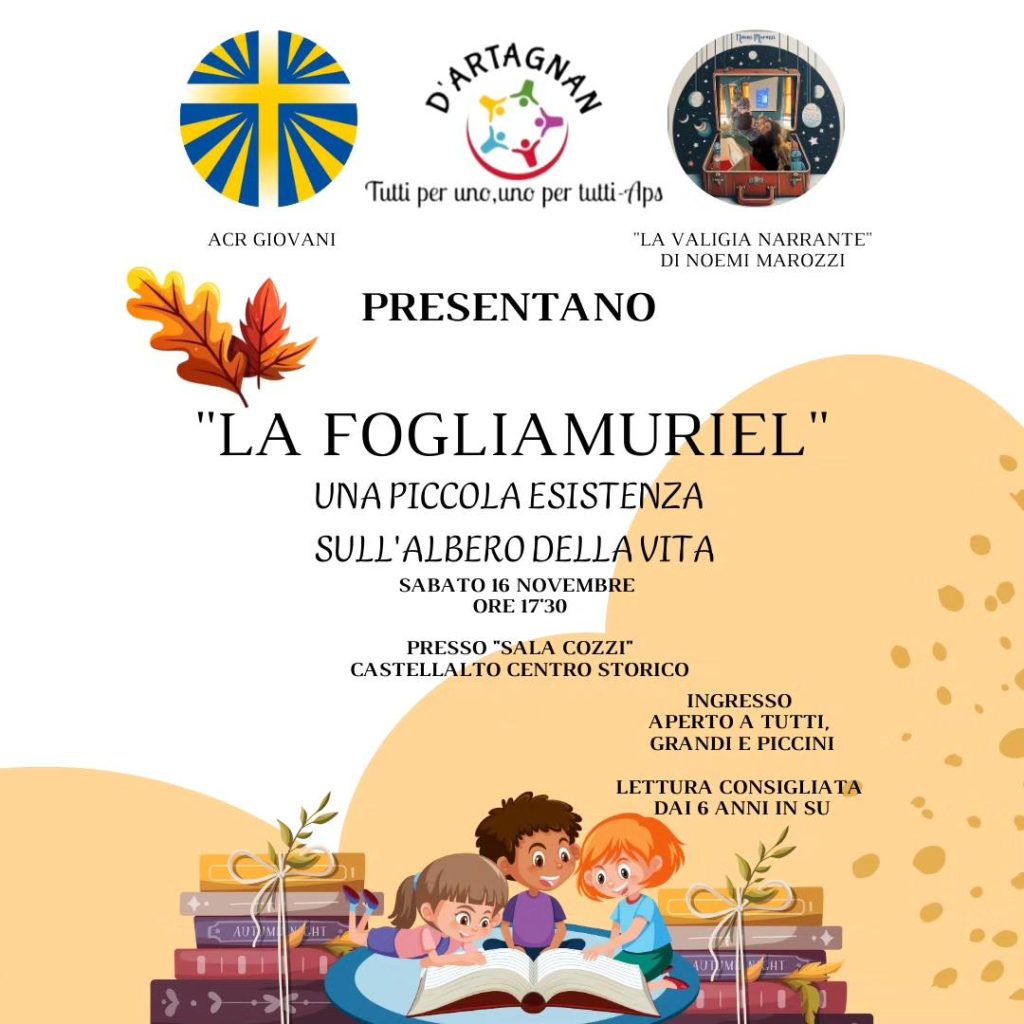 Letture per bambini a Castellalto con "La Foglia Muriel"