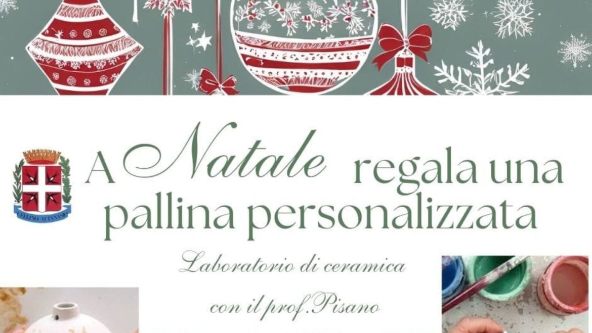 Natale creativo a Cellino Attanasio con il laboratorio di ceramica