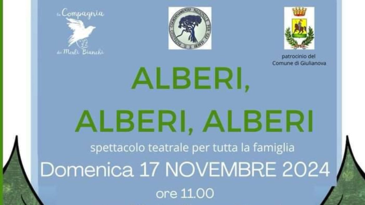 Spettacolo teatrale per famiglie a Giulianova di Compagnia dei Merli Bianchi