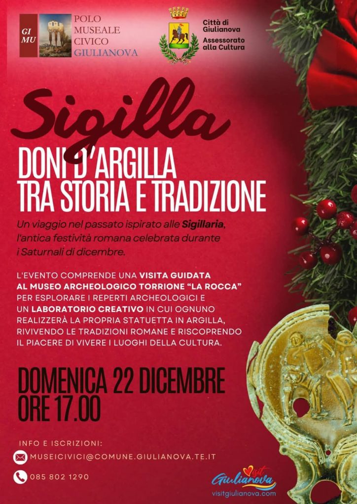 Sigilla- doni d'argilla tra storia e tradizione a Giulianova per grandi e piccini