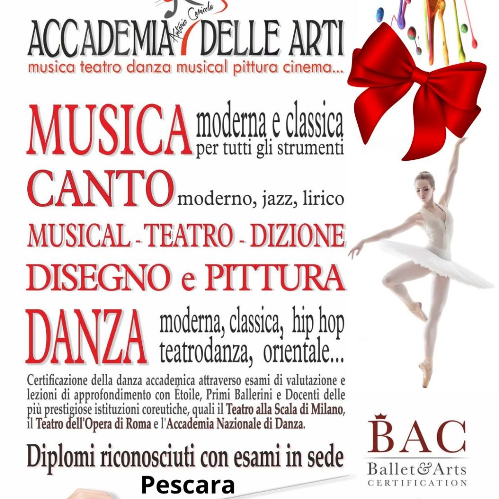 idea regalo Accademia delle Arti a Pescara 