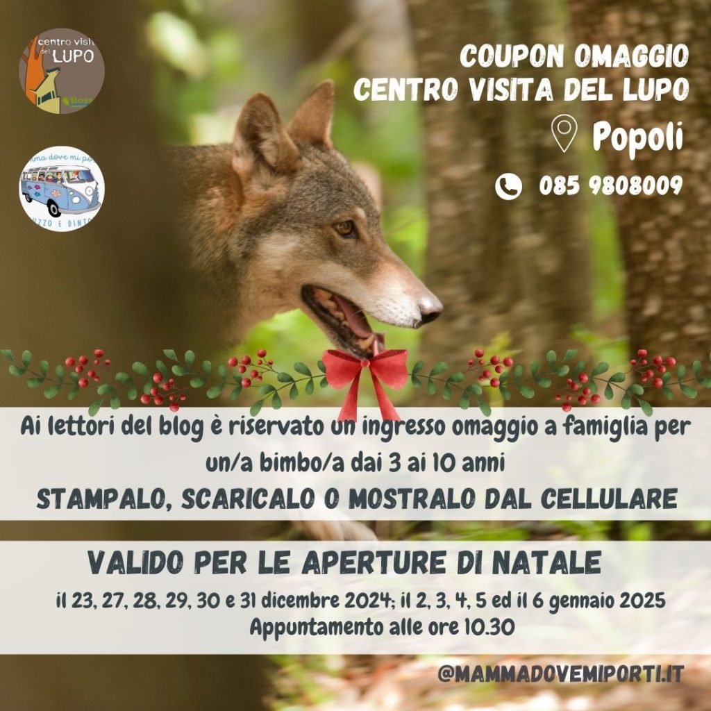 Natale a Popoli al Centro Visita del Lupo con le aperture fino alla Befana